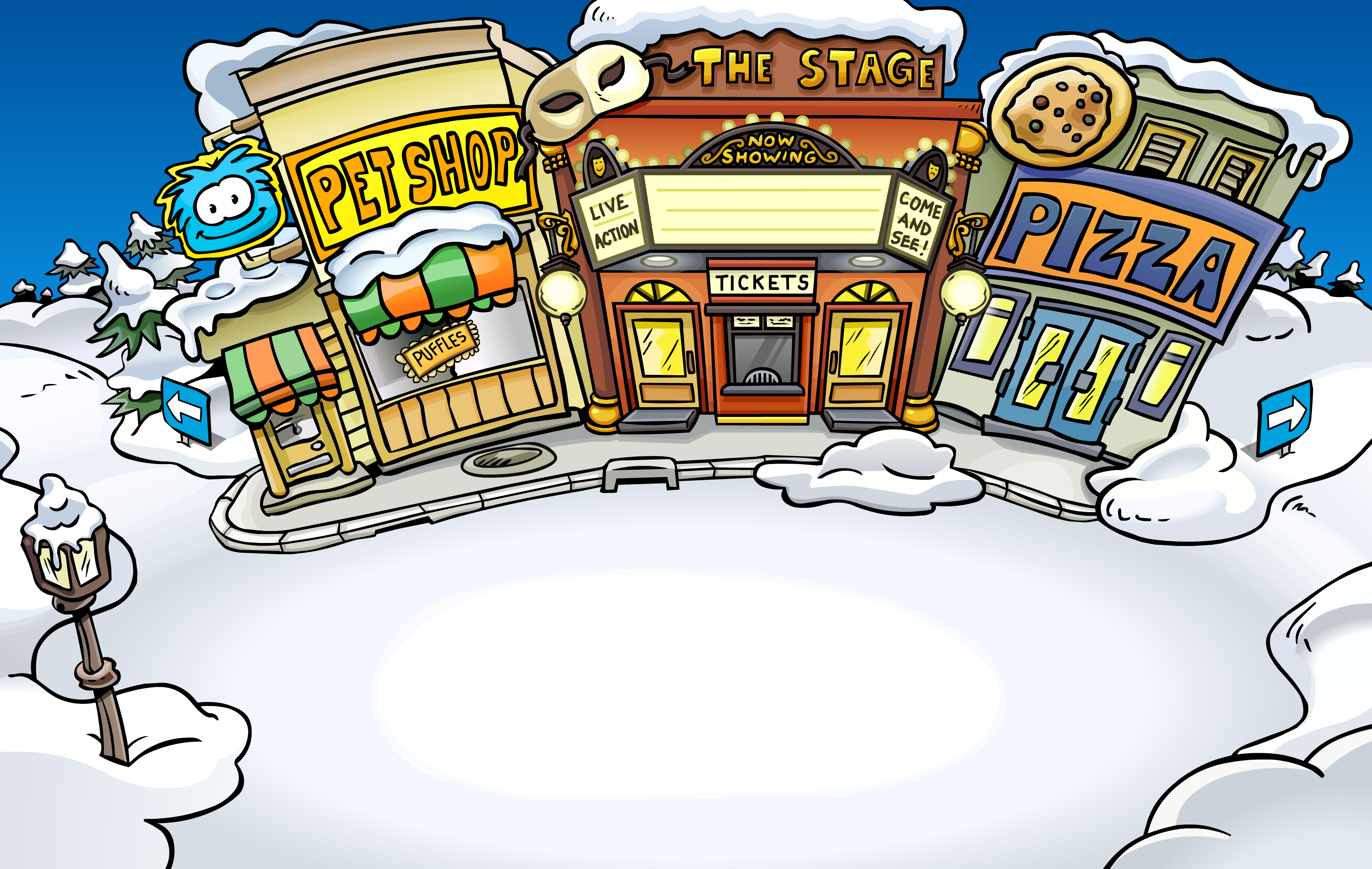 Club Penguin Plaza logo